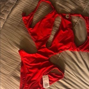 Red hot monokini